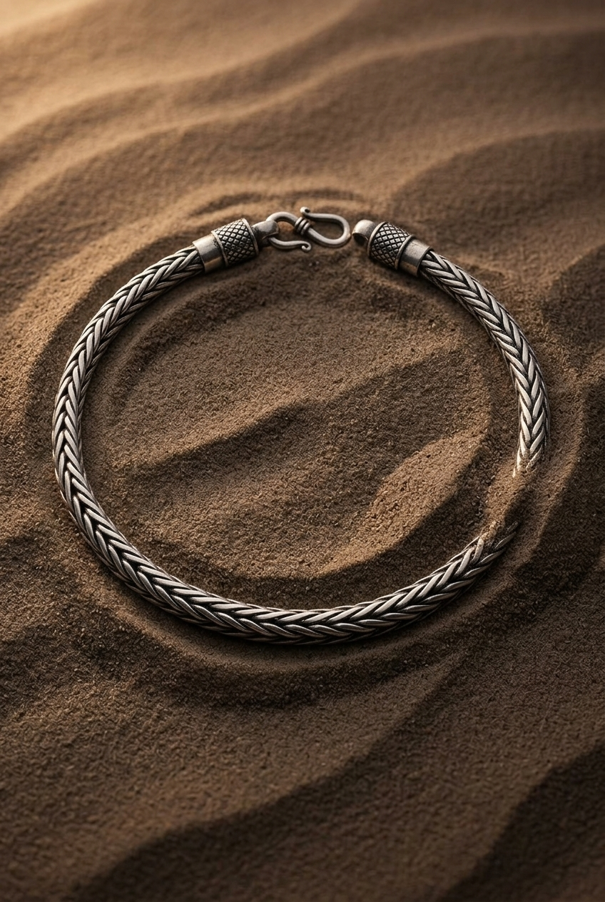Heritage silver bracelet